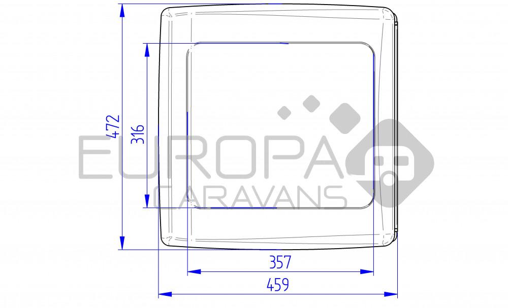 Thule Vent 12V Doorschijnend