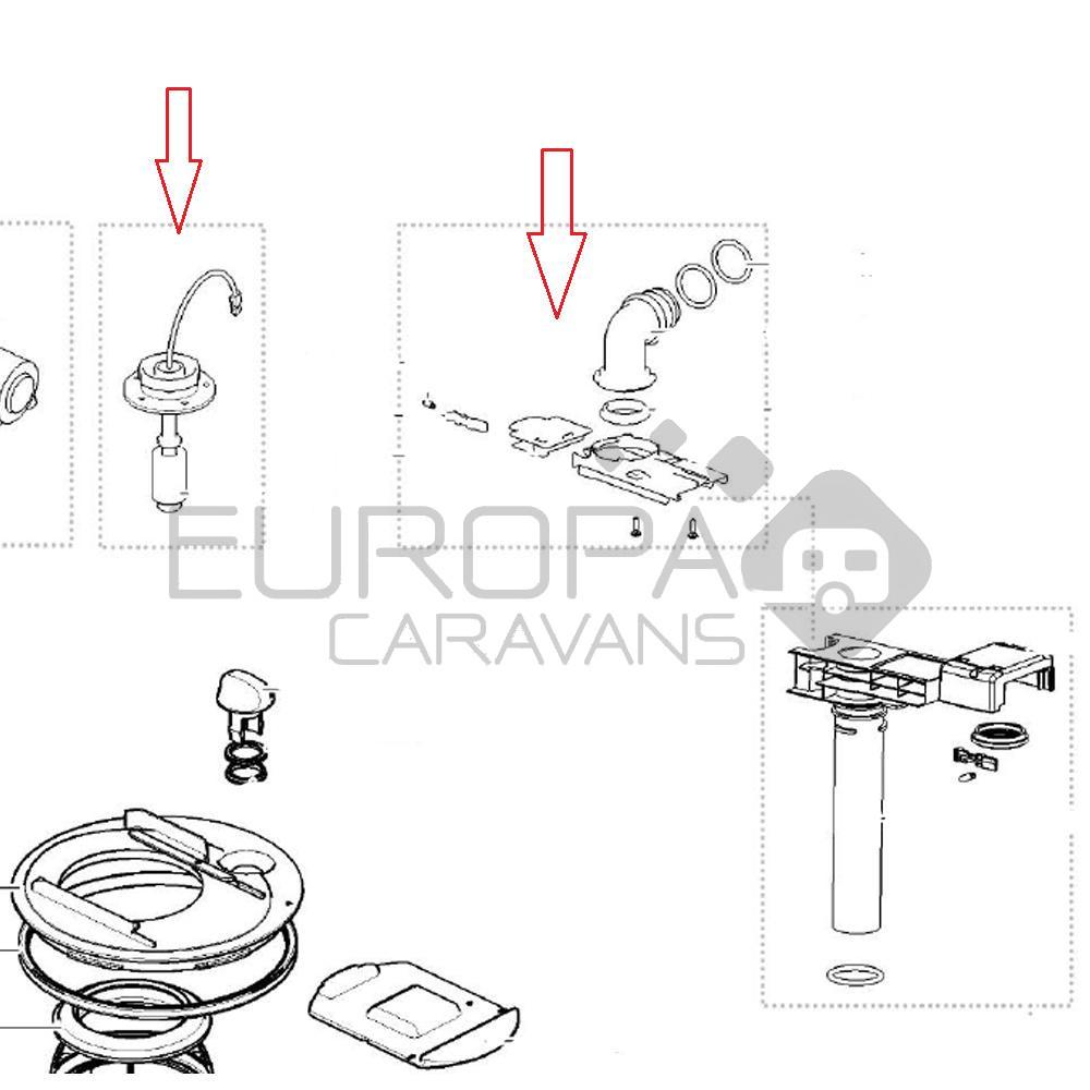 Thetford C250/ 260 Pomp out 5074706