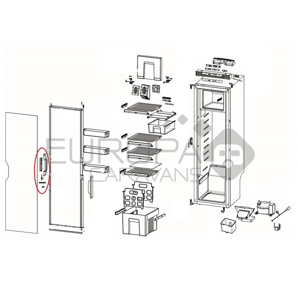 Thetford Koelkast Sluiting T2090/T2152