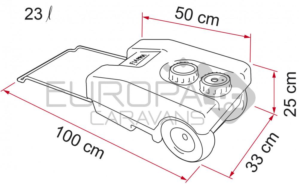 Fiamma Vuilwatertank 23L