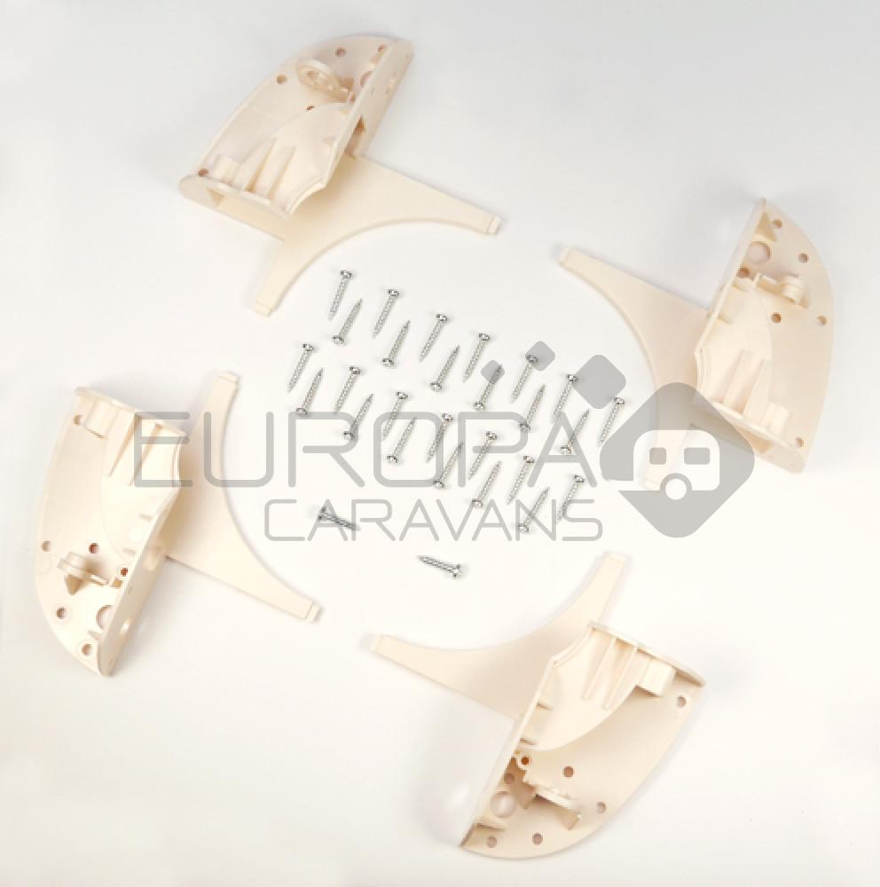 Remismart Combirollo Binnenkap met Veer Crèmewit