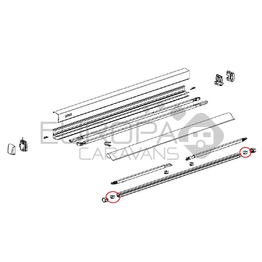 Thule Connection Support Arm 3200 2st.