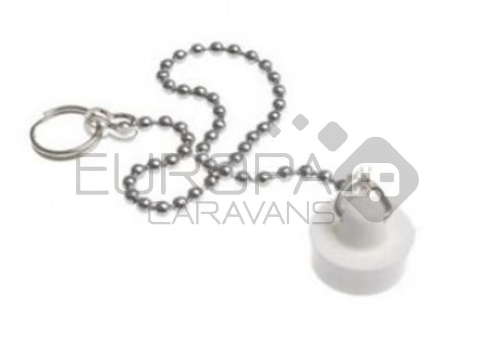 Afvoerstop met Ketting 22mm