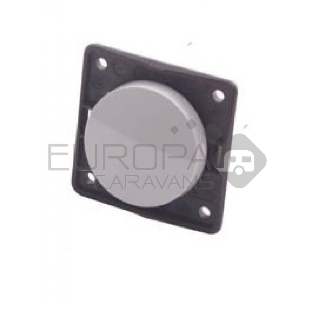 Berker Wipschakelaar Flow/Pure Enkel Inbouw Grijs Hoogglans