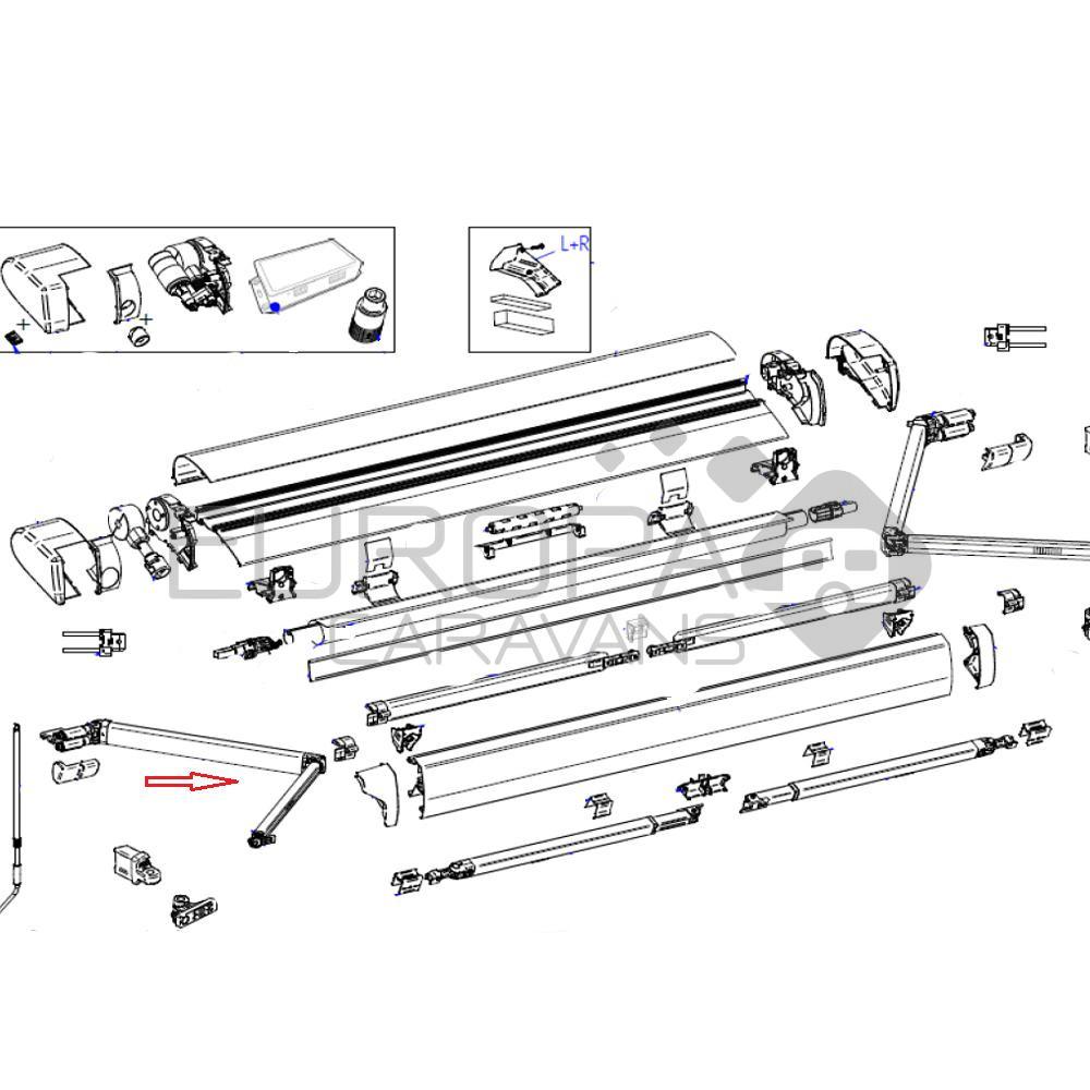Thule 6300 Knikarm Links 2.60