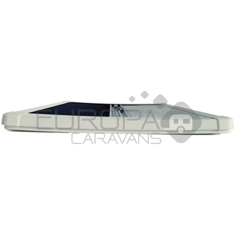 Horrex Gebogen Duo Plissé R5000 Crèmewit 994x484