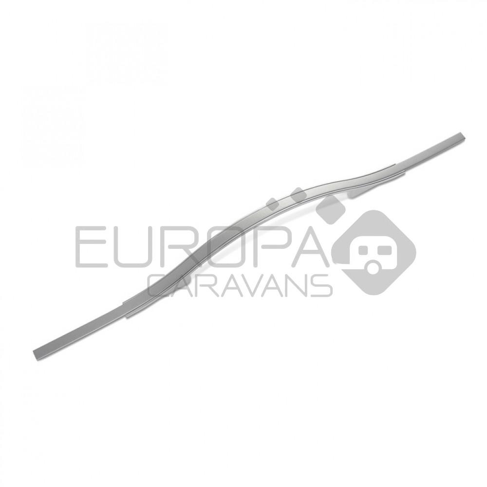 Kunststof Profiel voor Meubelgreep Lisene Zilver 2mtr