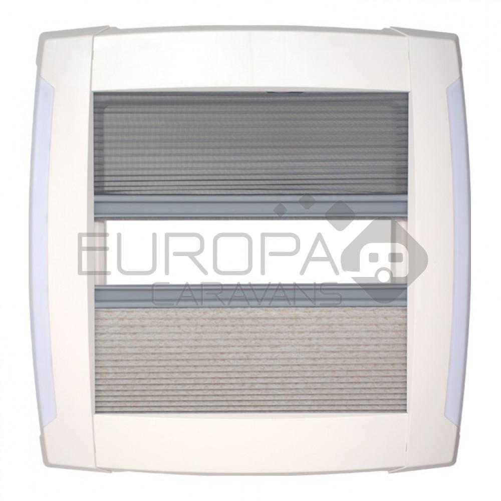 MPK Dakluik VisionVent M Pro 40x40 Dubbele Plissé+LED