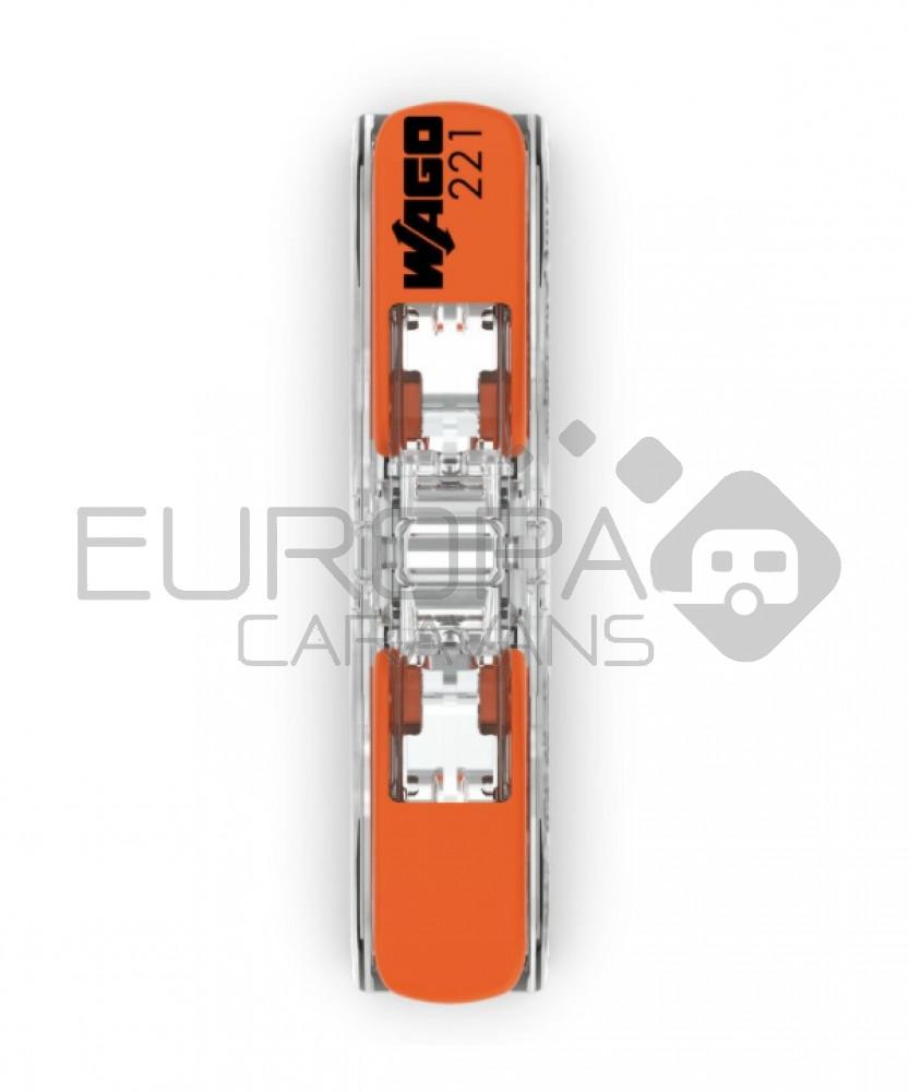 Wago 221 Lasklem Doorsteek 60st.