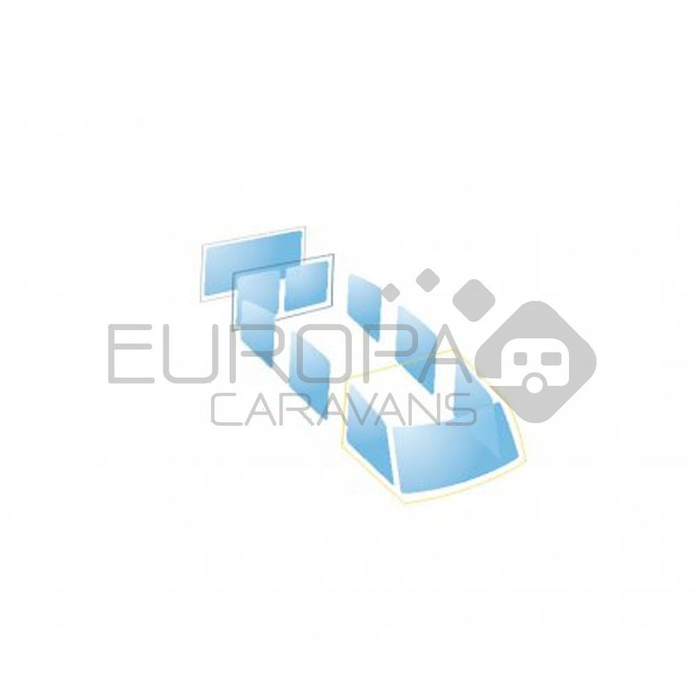 HTD Raamisolatie Trafic/Vivaro/Talento/NV300 >2014 Achterklep