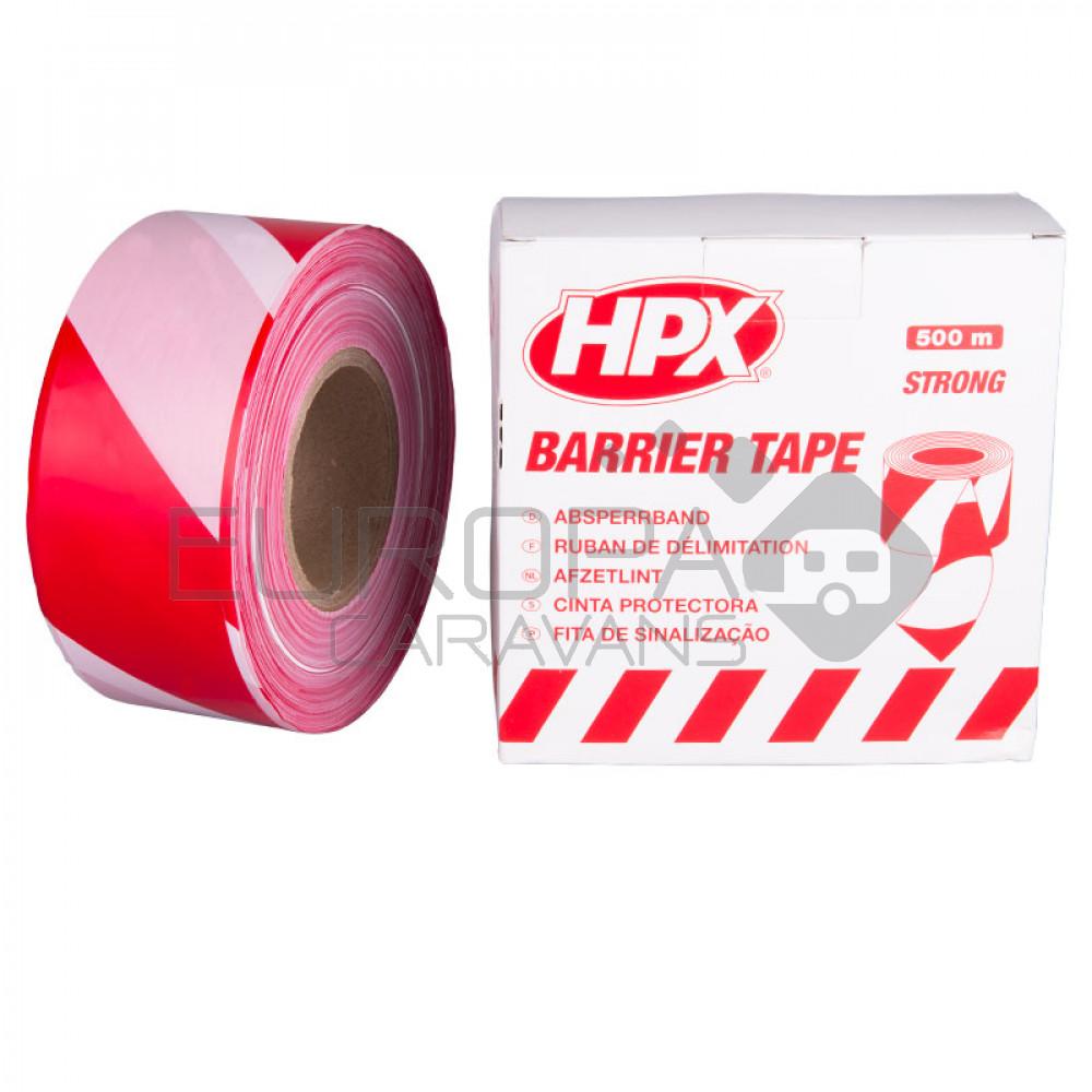 Afzetlint - Rood/Wit 500m