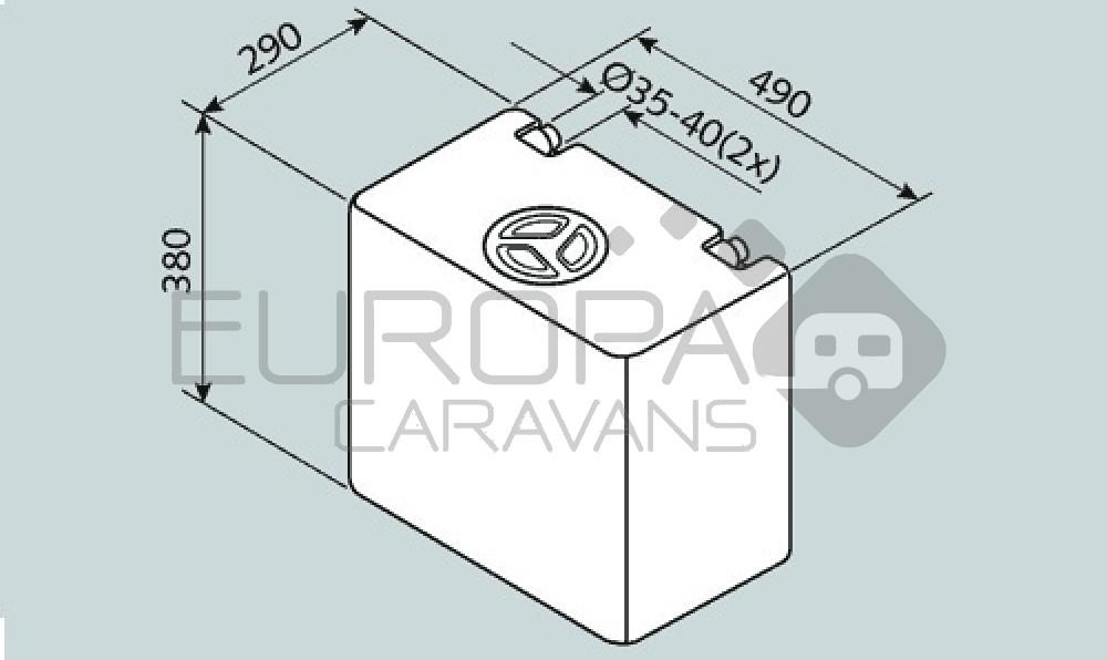 Fusion Watertank 50L V4-01 EV1004