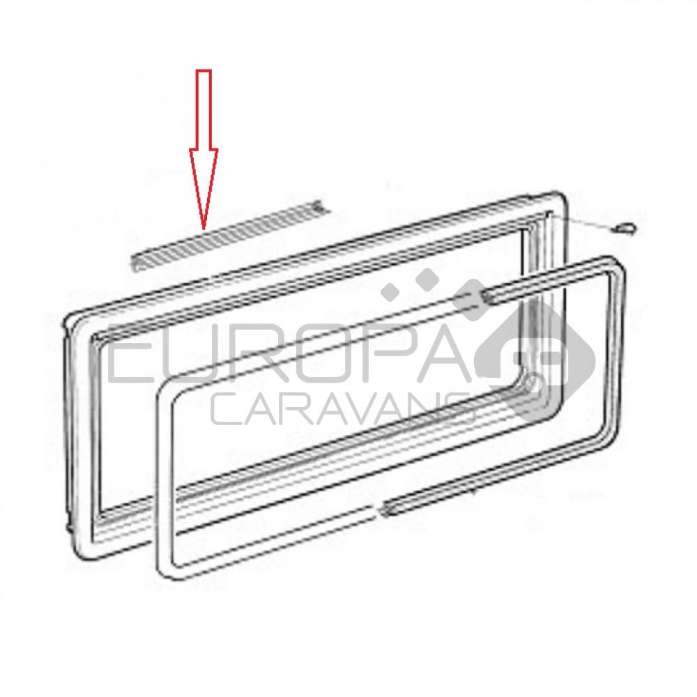 Dometic S4 Raam afdichtrubber buitenk/wand  5mtr